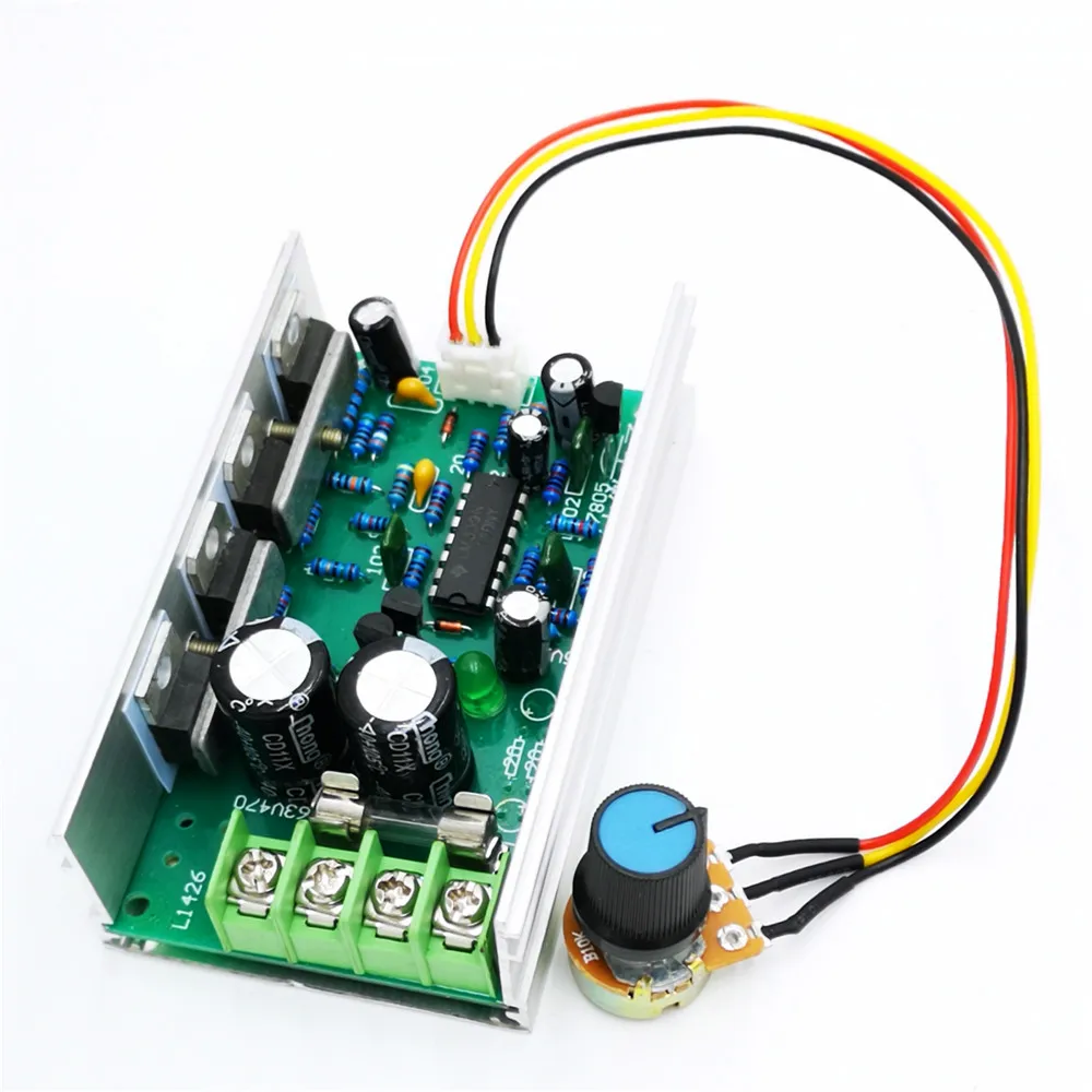 PWM контроллер скорости двигателя постоянного тока Drive защита от пониженного