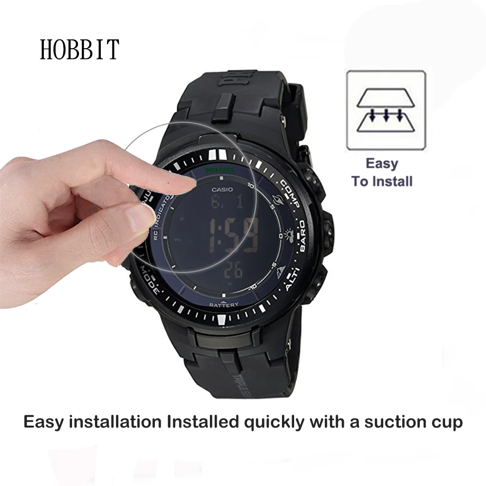 Для Casio PRW-3000-1A / 30002B SmartWatch 0 3 мм 2.5D 9H прозрачное Закаленное стекло Защитная пленка