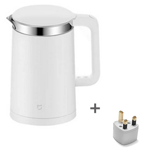Xiao mi Электрический чайник Smart постоянный контроль температуры воды mi home 1.5L Теплоизоляция чайник мобильное приложение mi jia - Цвет: UK Adapter