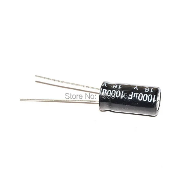

10pcs Aluminum electrolytic capacitor 1000uf 16v 8*16 Electrolytic capacitor