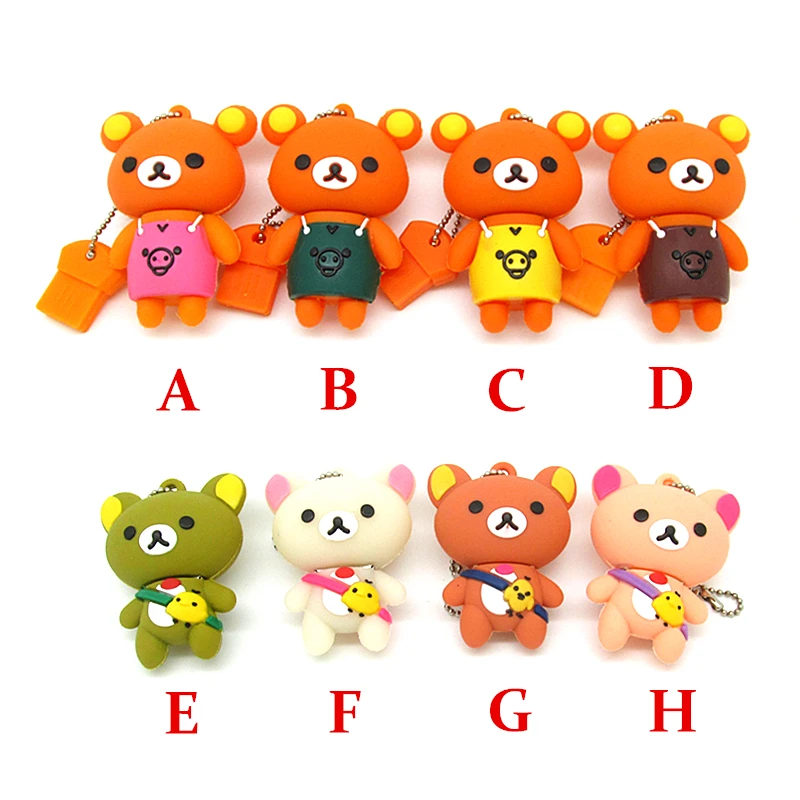 Одежда от бренда Rilakkuma Медведь флэш накопитель usb памяти флешки ручка drive personalizado