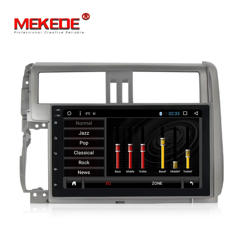 T3 Android 7 1 2 ГБ + 16 Автомобильный мультимедийный dvd-плеер для toyota Prado 150 2010-2013 с 3g WI-FI BT