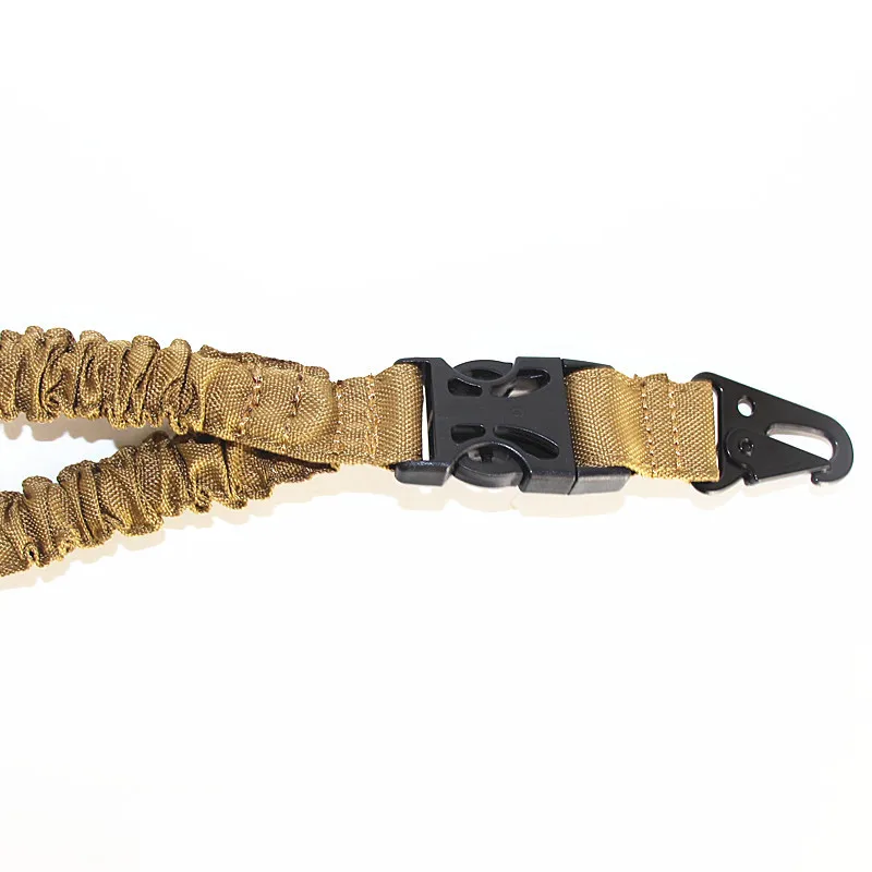 

Tactical One Single Point Rifle Gun Sling Airsoft Belt Bungee Shoulder Strap For Air-soft AR 15 AK 47 M 4/16 Hunting Accessories