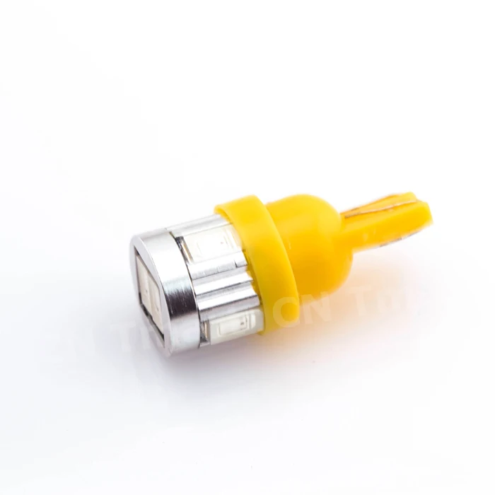 1 шт. T10 6SMD 5630 светодиодный объектив Алюминий 6 SMD 5730 194 168 W5W автомобильный