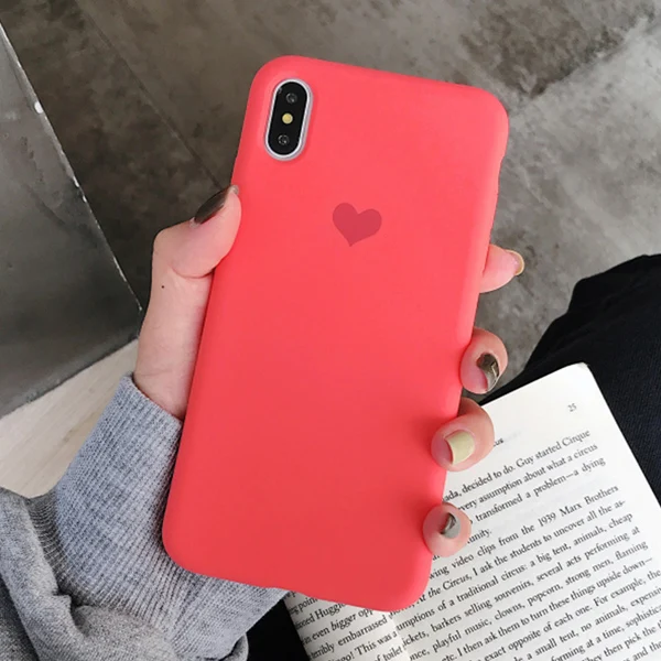 Red Жидкий силиконовый чехол для iPhone 8, 7, 6, 6s Plus, X, XR, противоударный, полный защитный чехол для iPhone XS MAX, задний чехол s - Цвет: Red