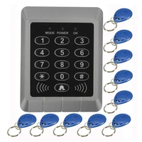rfid security reader entry door lock keypad access control system with 10 pcs keys for entry security system