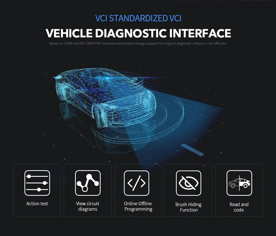 VXDIAG VCX NANO для Ford для Mazda OBD2 автомобильный диагностический инструмент 2 в 1 IDS V115 WiFi automo Obd2 сканер PCM, ABS PK fvdi j2534