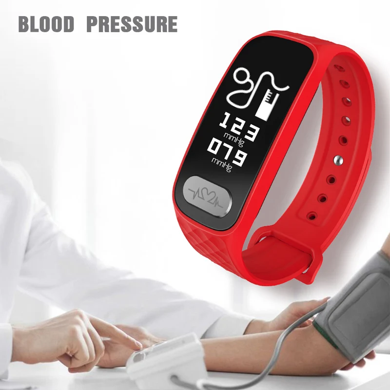 Bozlun ЭКГ Heart Rate Мониторы смарт-браслеты Мода Шагомер Спорт цифровые часы Для