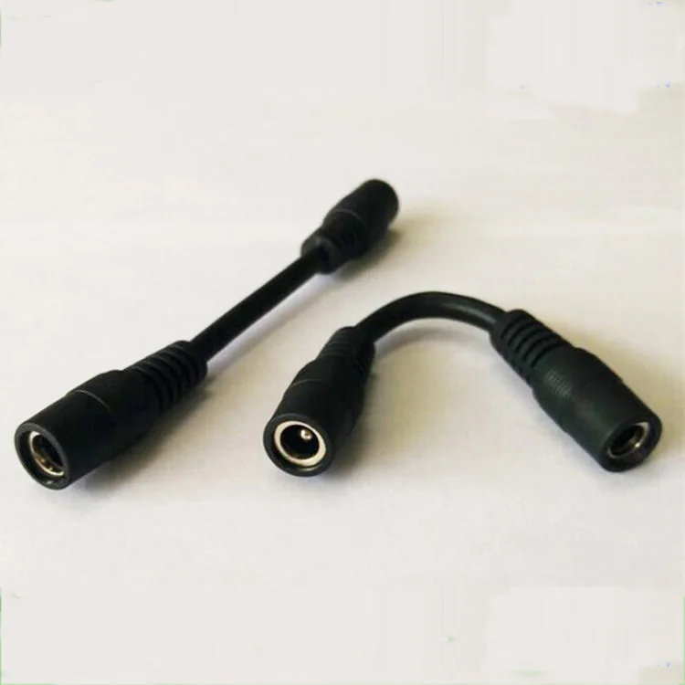 

10A/2464/18AWG Copper Cord DC5.5*2.1 Connector Female to Female Jack Extension Power Cable for Auto Air purifier GPS Navigator