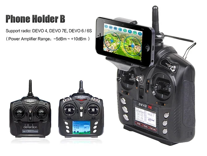Бесплатная доставка Walkera держатель для телефона B Devo 4 6 6s 7E передатчик FPV | Игрушки