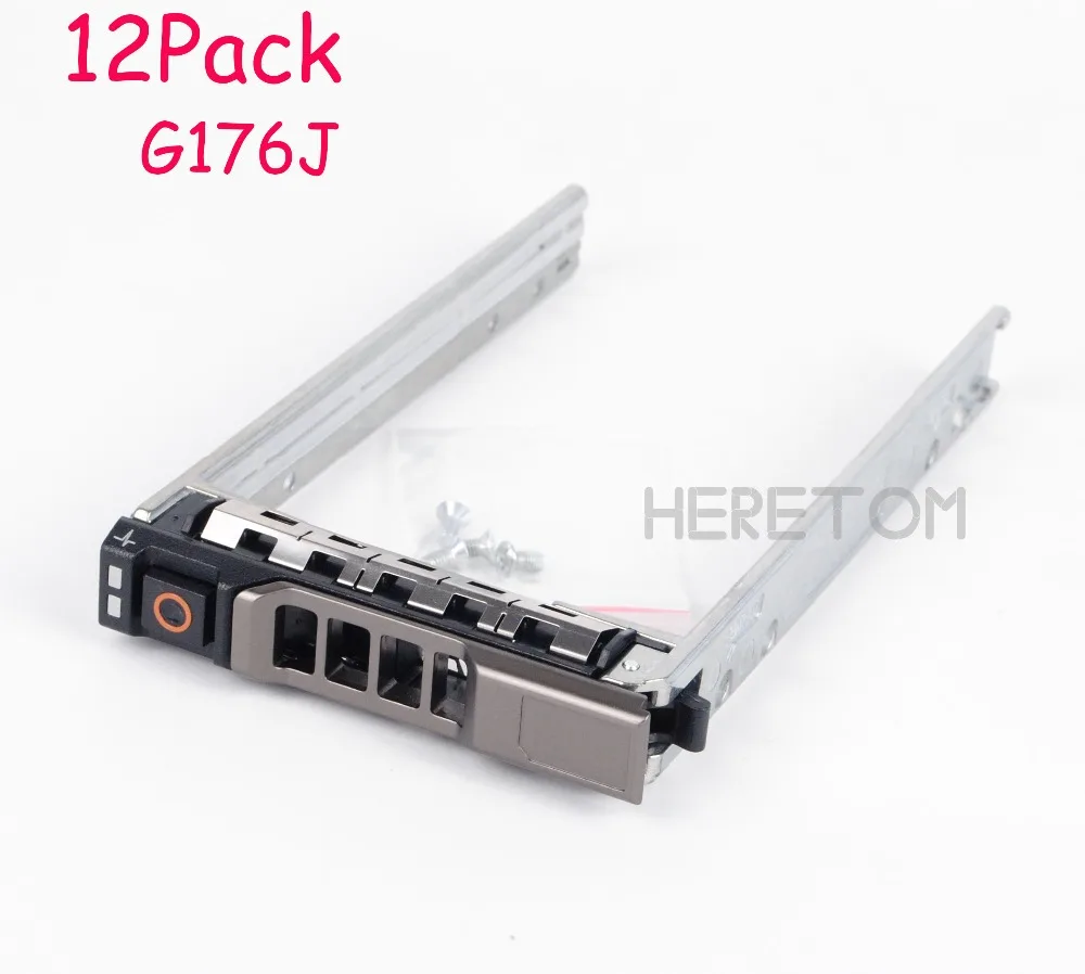 12 шт./лот G176J G281D 2 5 &quotSAS/SATA лоток для жестких дисков контейнер носителя dell R510 R520 R610