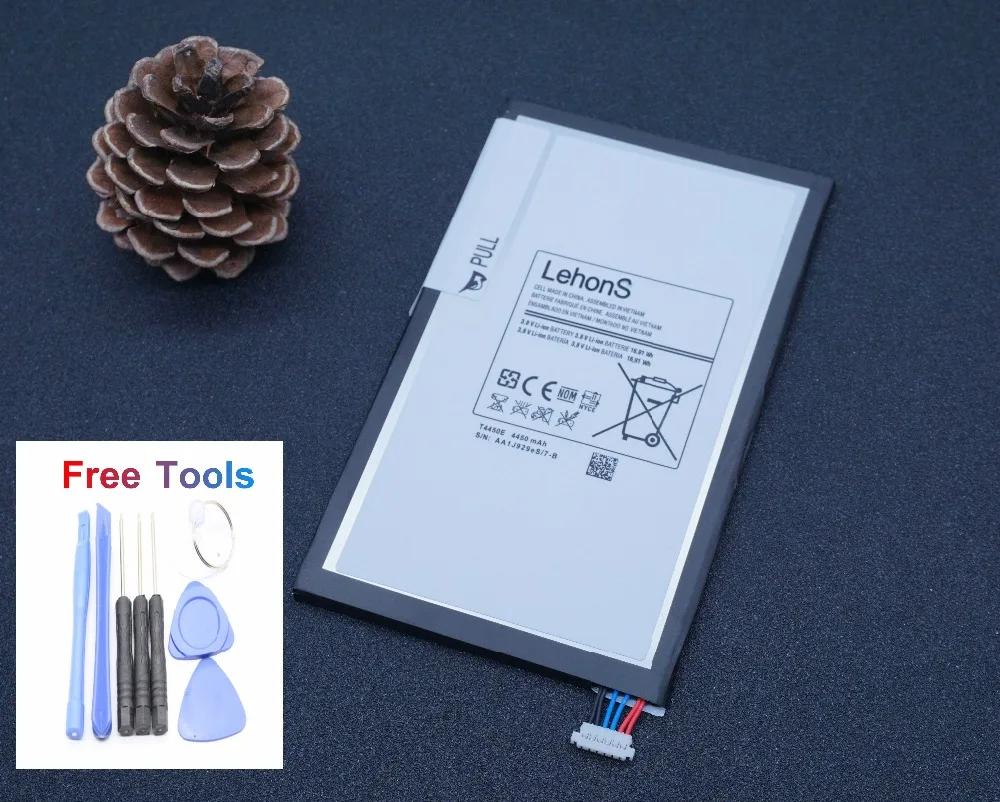 LehonS 1 шт. x 4450mAh Tab запасная батарея для Samsung galaxy Tablet 3 8 0 T310 T311 T315 SM-T310 E0288 T4450E с