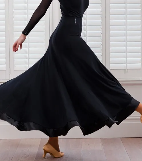 ballroom skirt waltz dress black dresses flamenco modern dance costumes top and dancing clothes |