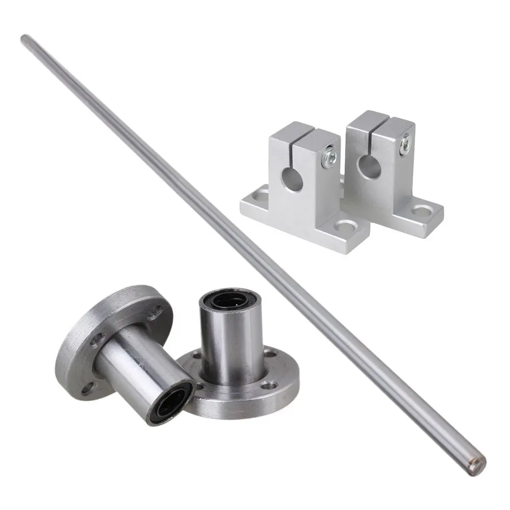 Горизонтальный 8 мм Диаметр Круглый фланец движение втулка подшипника и 300