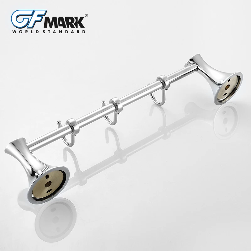 GFmark регулируемые настенные крючки хромированная вешалка из цинкового сплава