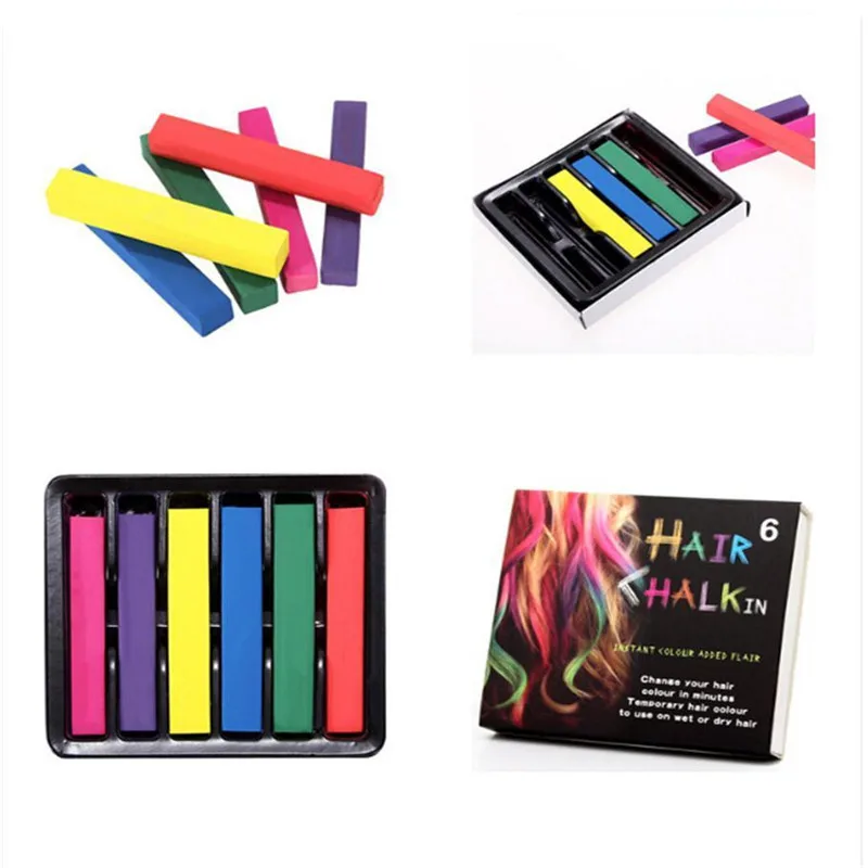 2017 модный мел во всем мире краска для волос Цветной заколки персонализированные