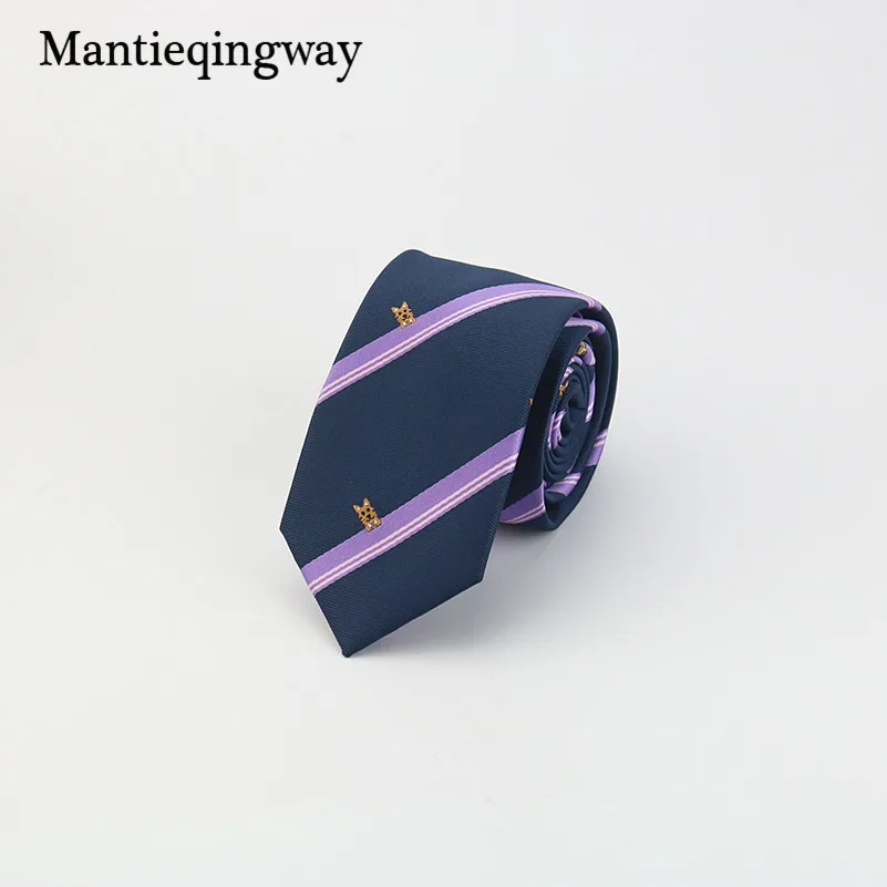 Mantieqingway 6 см узор мужские Галстуки бренд тонкий галстук для мужской свадебный костюм Пейсли галстук в цветочек бизнес Gravatas Cravat - Цвет: 041