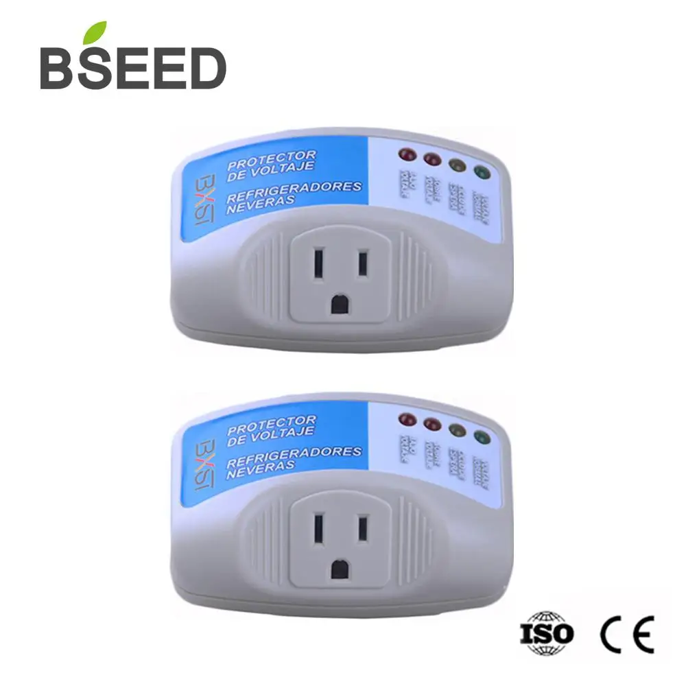 BSEED бытовой прибор Защита от перенапряжения Напряжение Brownout штепсельная розетка 4 режима белый ПК Серия США вилка американский стандарт розетка питания