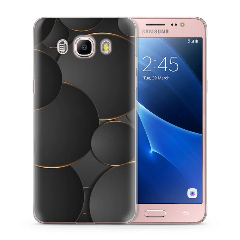 Для Funda Samsung Galaxy J7 2016 чехол J710 J710F Чехлы мягкий TPU дизайн мраморная задняя крышка