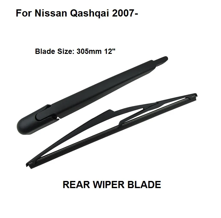 

REAR WINDSCREEN WIPER ARM AND BLADE SET FOR NISSAN QASHQAI BRAND NEW 2007-2016 305MM SIZES