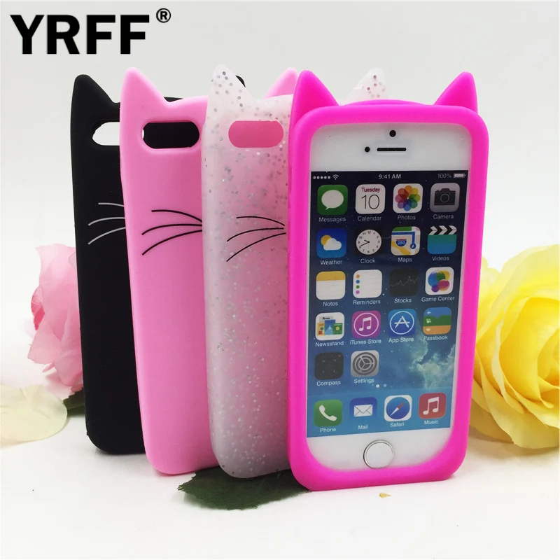 Мягкий силиконовый чехол YRFF для iphone 5s 5 se 6 6s plus 7 | Мобильные телефоны и аксессуары