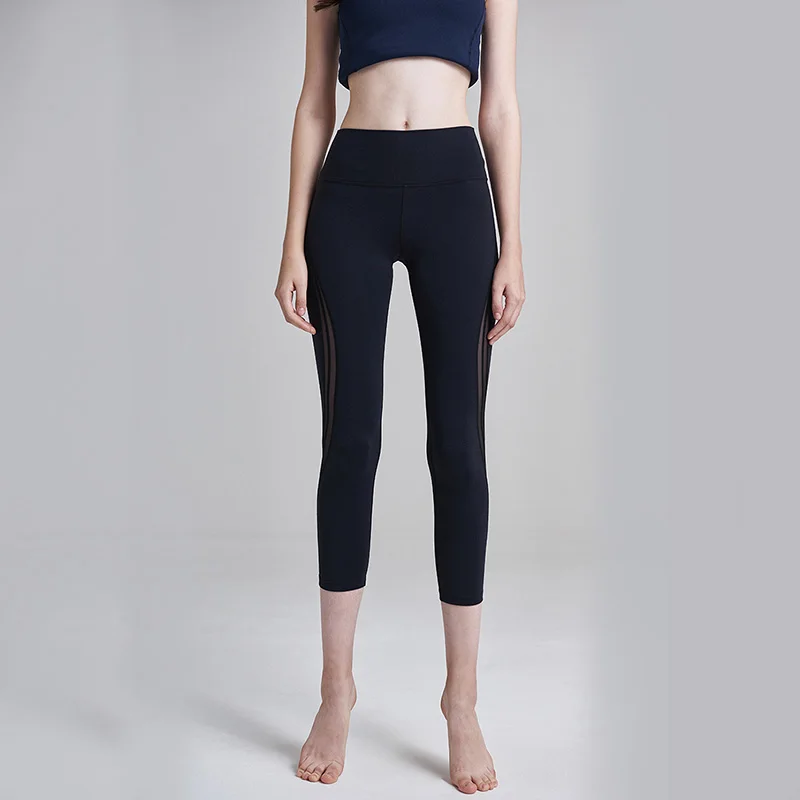 Women's Sports Tights Slim Yoga leggings compression Pants High Waist Stretch Sportswear Fitness Trousers | Спорт и развлечения