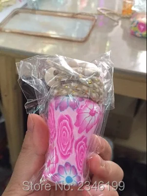 Флакон для духов с цветочным рисунком Fimo 12 мл 30 шт./лот стеклянный косметический