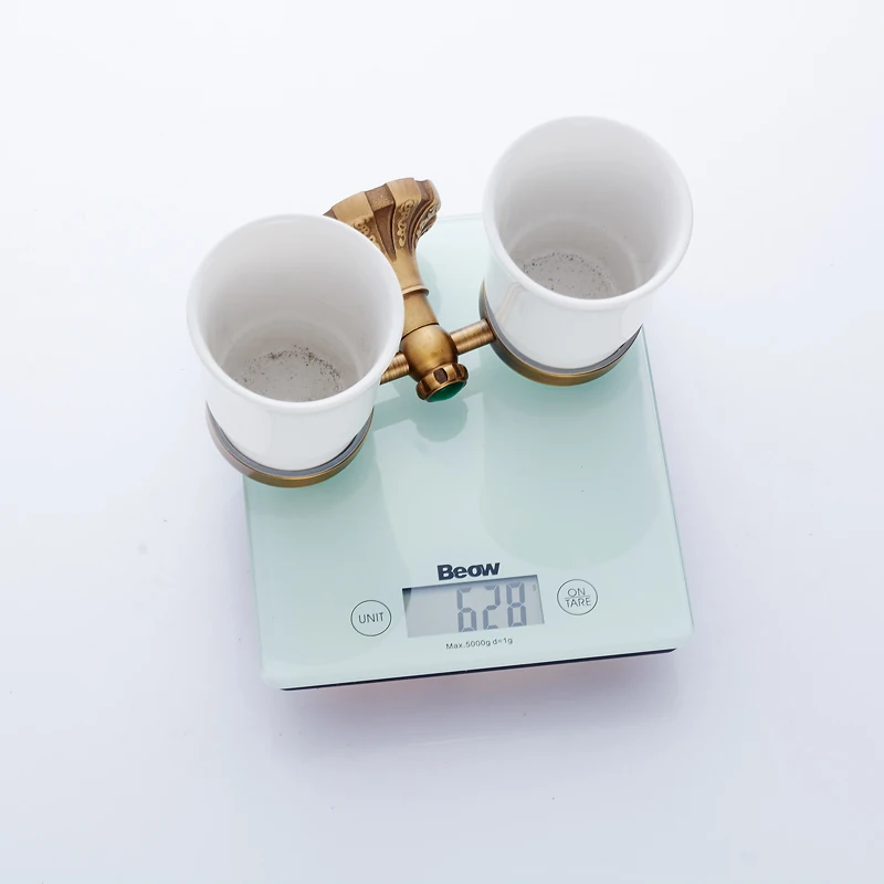 Держатель для стакана и чашки настенный держатель ванны винтажный античный