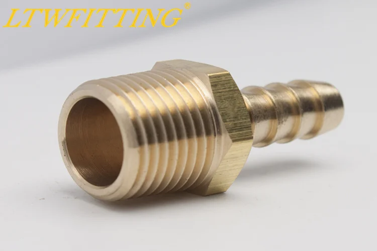 LTWFITTING Value Pack латунный фитинг 5/16 &quotHose Barb x 3/8&quot Female NPT и муфта Резьбовая |