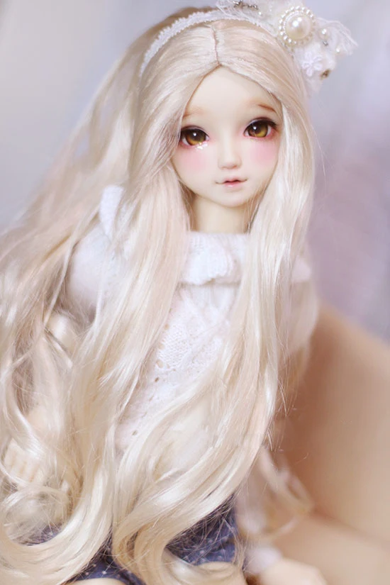 

Парики из кукольных волос для шарнирных кукол 1/3 1/4 1/6 BJD DD SD YOSD