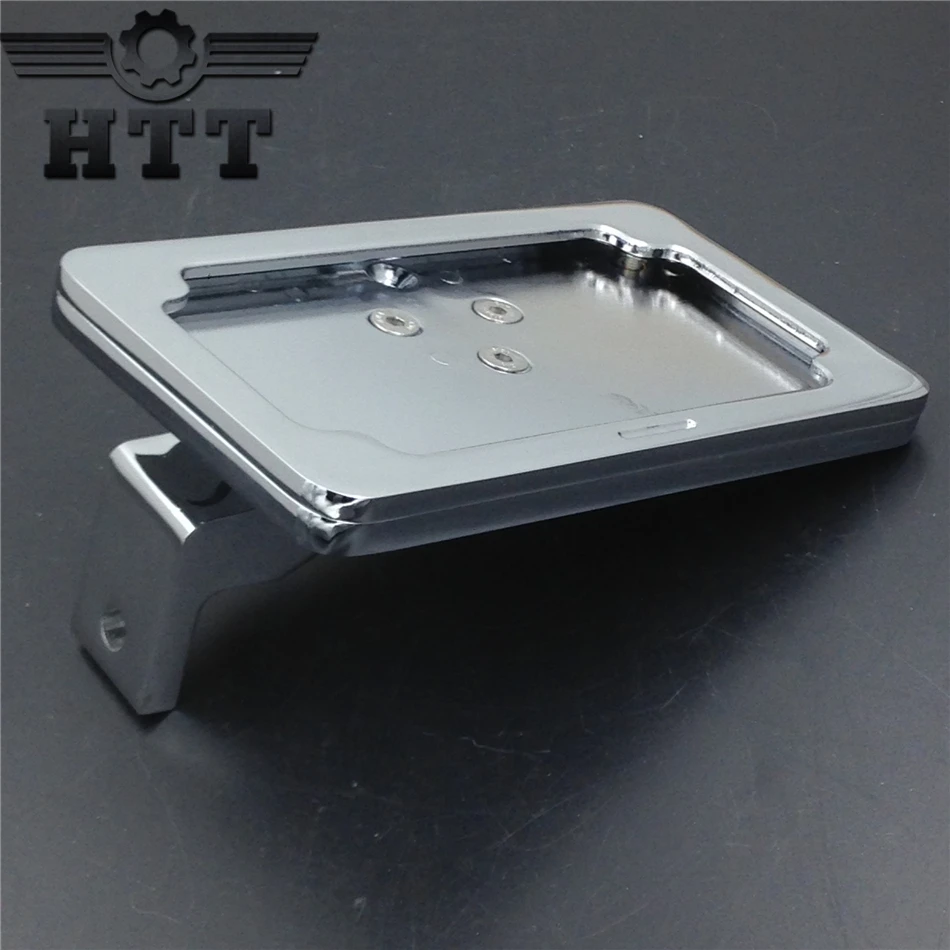 Aftermarket Бесплатная доставка мотоцикла хромированный Кронштейн номерного знака