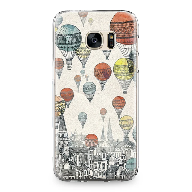 Для Samsung Galaxy J3 J5 J7 A3 A5 A8 силиконовый чехол красивый цветок панда Star Единорог в лесу термополиуретановая накладка на заднюю панель