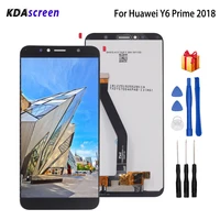 original for huawei y6 prime 2018 lcd display touch screen for huawei y6 prime 2018 atu l11 l21 l22 lx3 screen lcd with frame