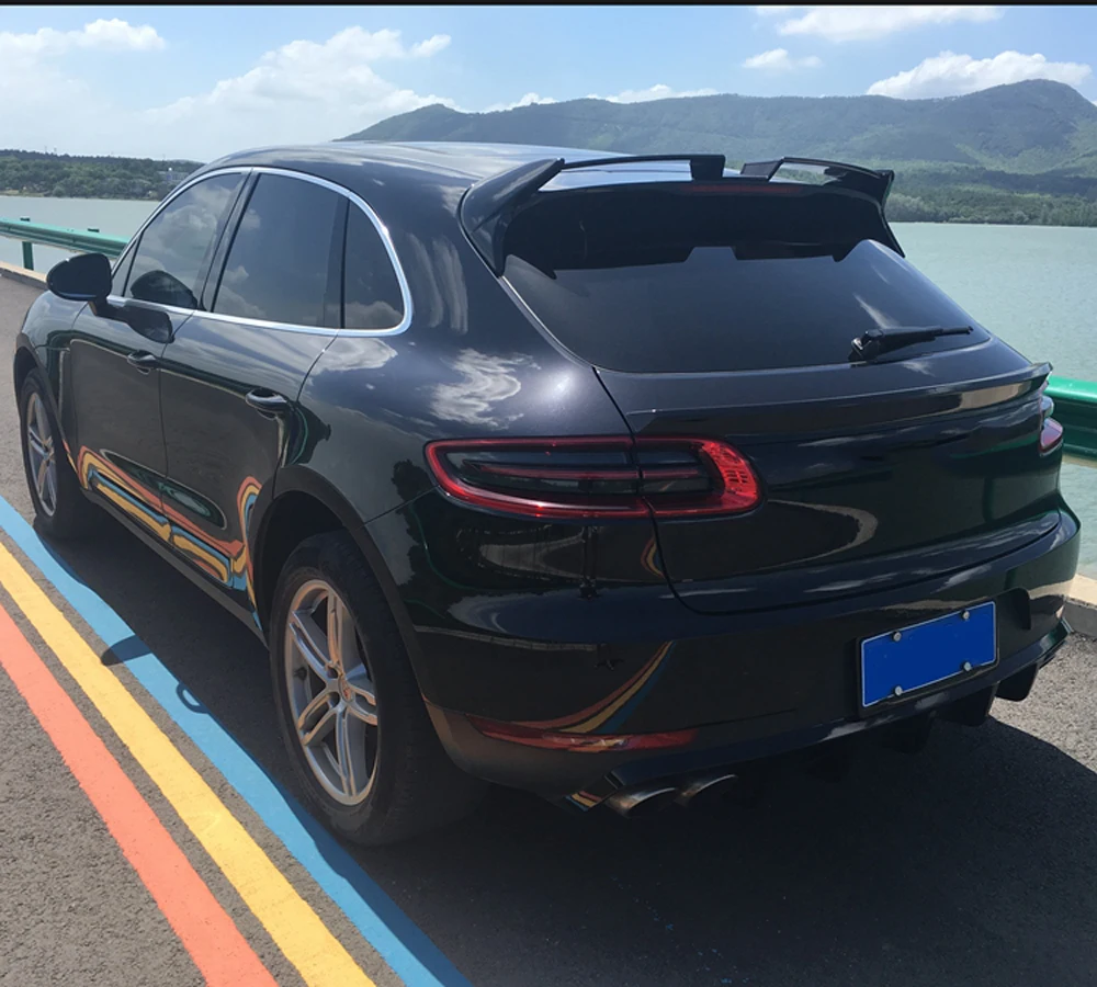 ABS авто задняя крыша спортивный хвост окно спойлер крыло для Porsche Macan SUV 2015 2016