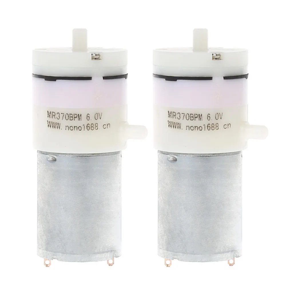 

2x DC 3V-6V 5V 370 Motor Micro Mini Air Pump Vacuum For Aquarium Tank Oxygen