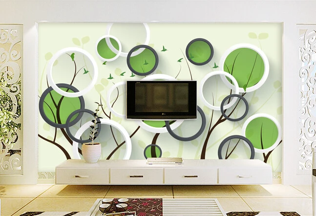 Самые популярные объемные большие настенные фрески простой мультяшный