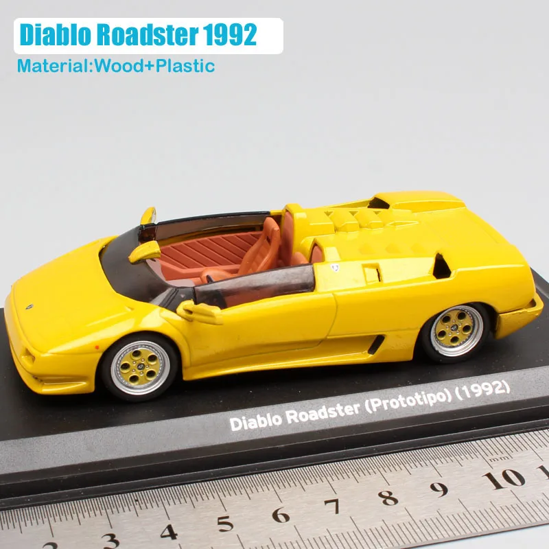 Детские 1:43 весы LEO Countach Jarama Acosta p140 Gallardo 4000 GT Flying Star Roadster Huracan diecast модель спортивный гоночный автомобиль игрушка - Цвет: Diablo Roadster