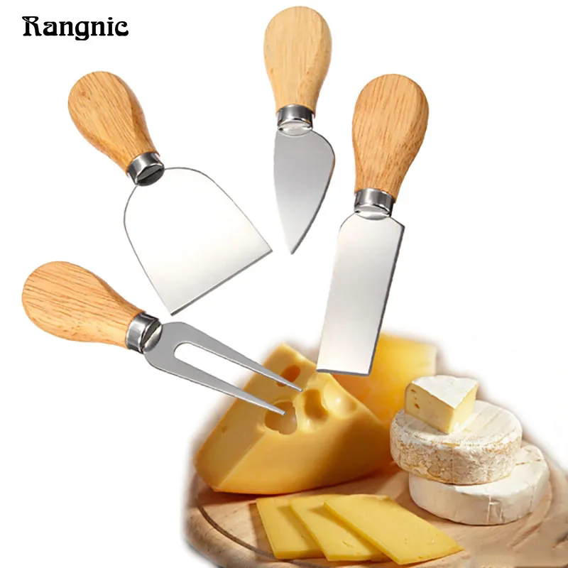 4 Ножи Бард Набор Дуба Деревянной Ручкой Нож Для Сыра Комплект Кухня Кулинария