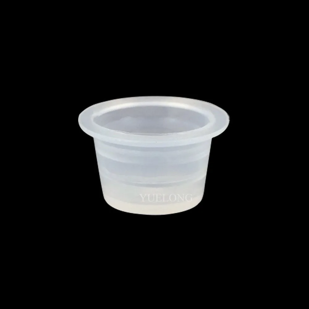 200 шт./лот смешанные Прозрачные белые одноразовые чернила для татуировки