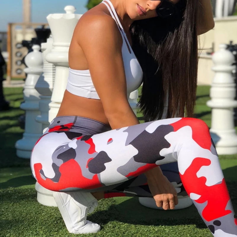 Для женщин Красочные Спорт плотно Дамы Фитнес Бодибилдинг Бег yoga леггинсы | и