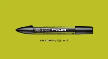 Winsor& Newton ProMarker двойной наконечник графический маркер ручка зеленые цвета кисти ручки - Цвет: pear green