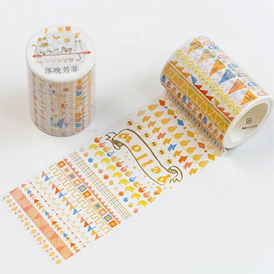 6 см* 5 м Yuxian с надписью beautiful кружевная лента washi для художественного оформления ногтей, ручная работа для скрапбукинга изоляционная лента клейкая лента - Цвет: 1