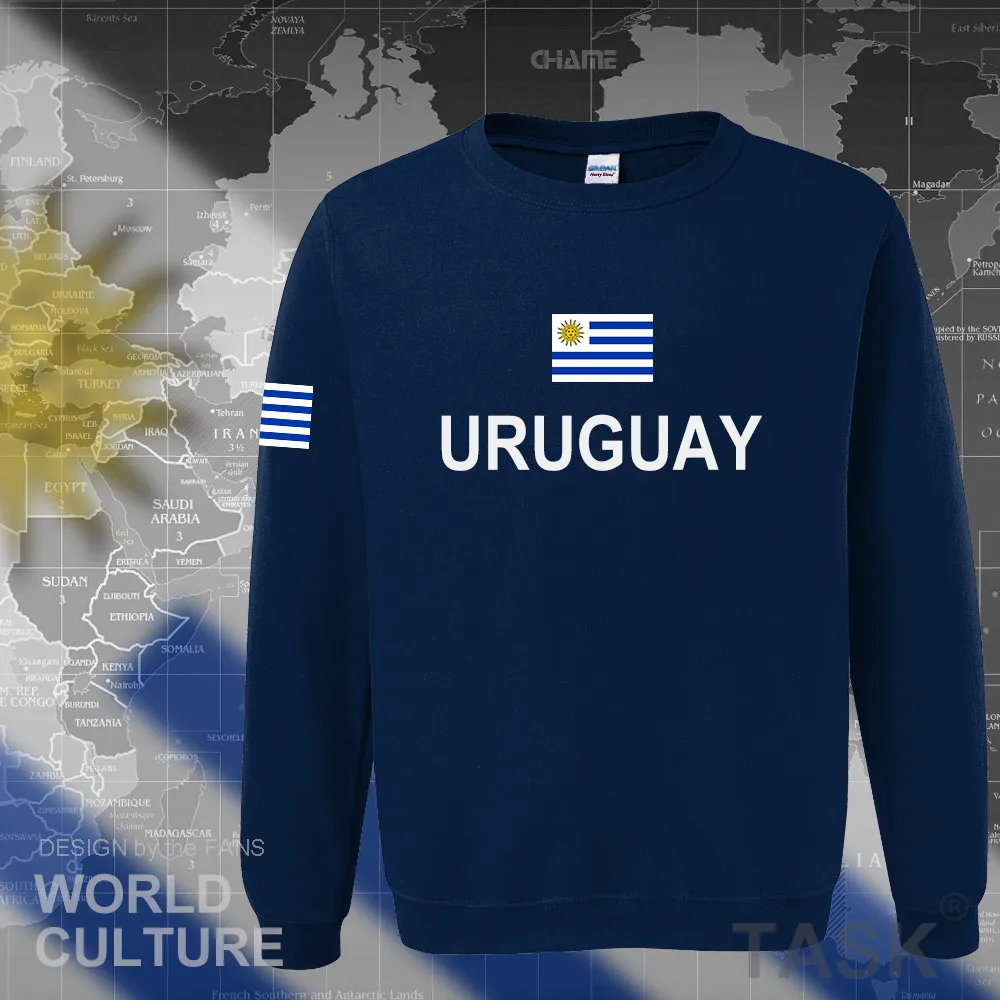 Uruguay толстовка с символикой Парагвая Мужская Толстовка Пот новая уличная одежда