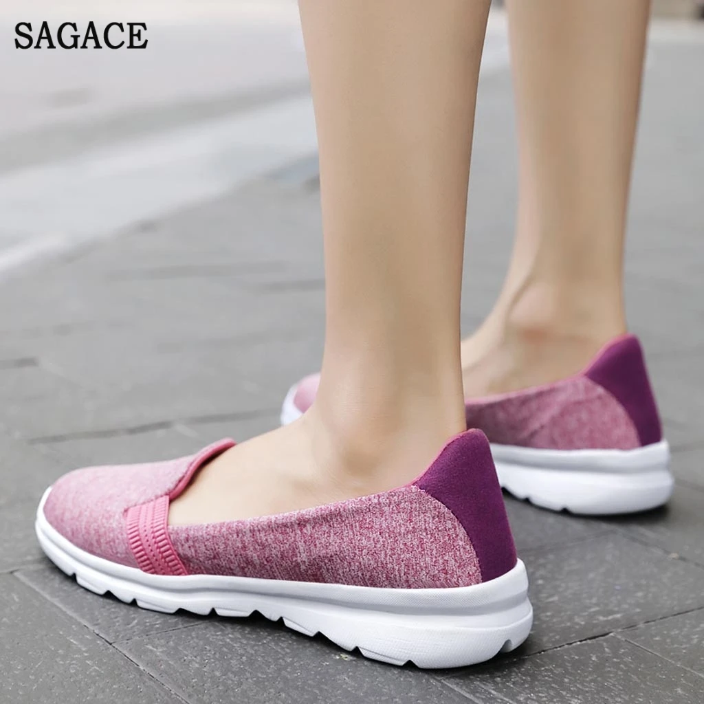 Женские туфли на плоской подошве SAGACE весенне осенние повседневные удобные