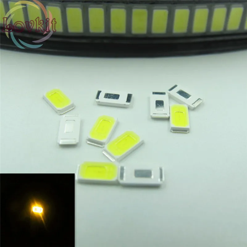 5000 шт./пакет 5630 5730 SMD Желтый светодиод супер яркий свет Диод SMT чип лампа Бусины