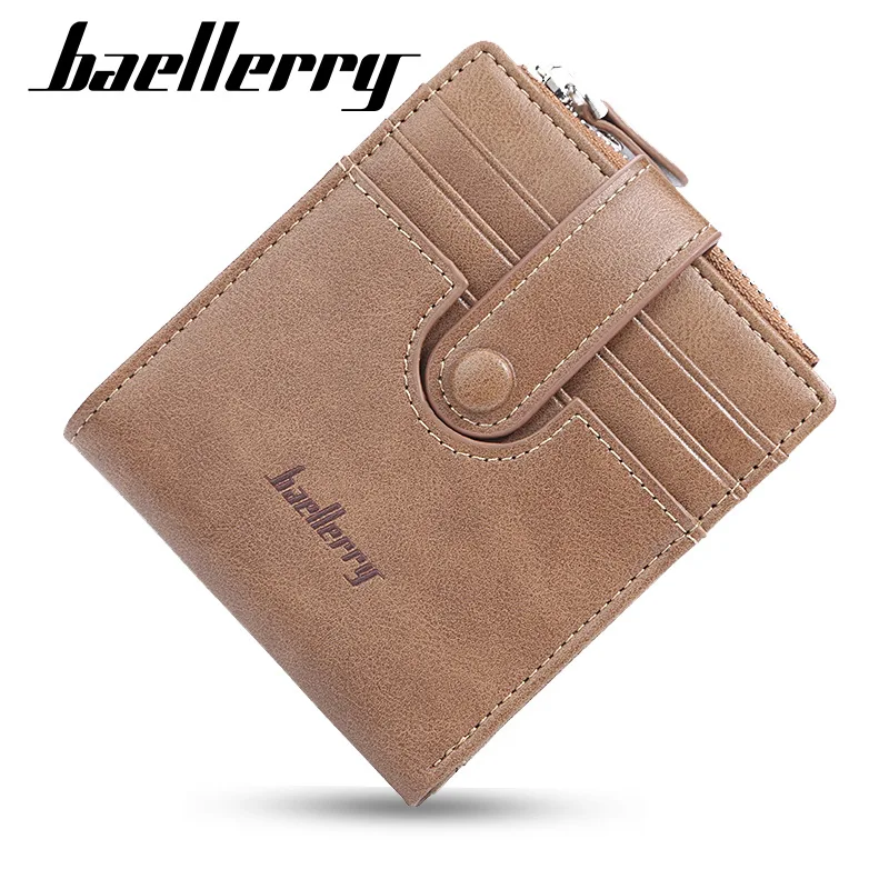 Baellerry Топ 2019 ультра-тонкие короткие мужские кошельки с сумкой для монет мужской