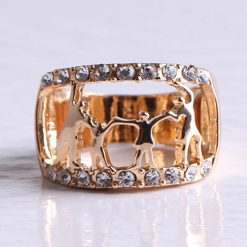 кольцо мужское женское розового золота Семья любовь Пара серебро 925 Кольца Boho