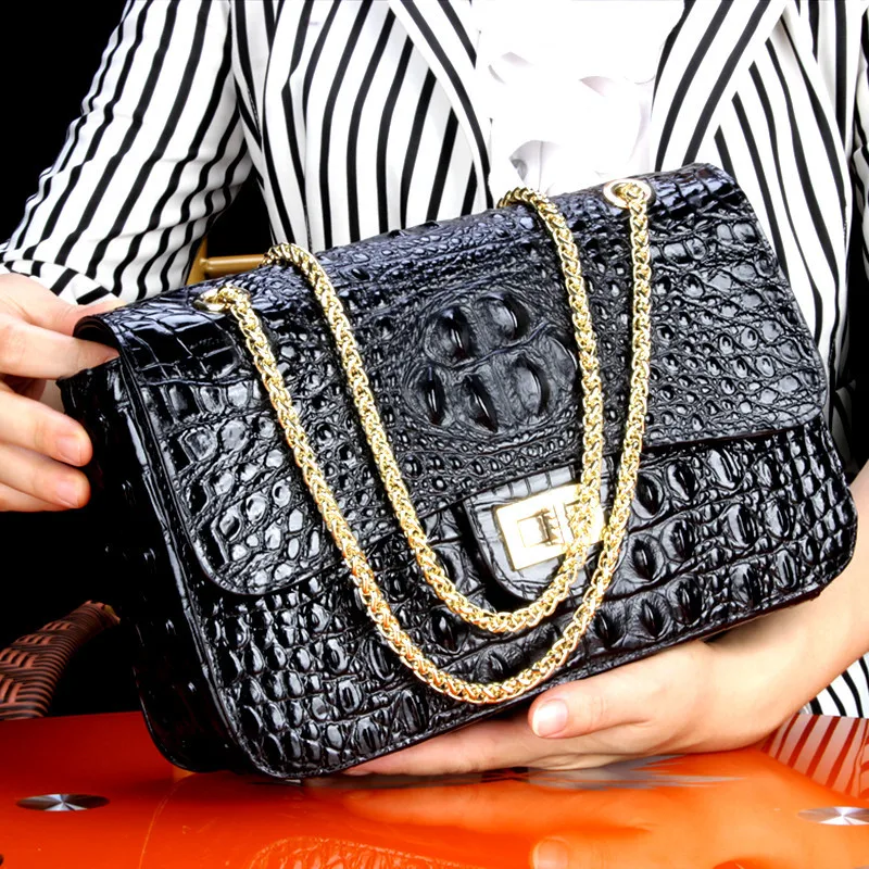

fashion designer shoulder bag new 2019 brand chain Genuine Cow Leather women messenger bags Ladies quality luxury famous bags