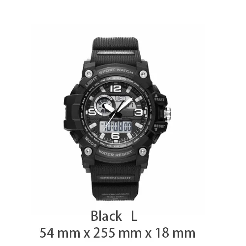 Type 1 Xiaomi Mijia, для улицы, двойной дисплей, цифровые часы,, импортный, move, для мужчин, t, многофункциональный циферблат, двойное время, водонепроницаемые для мужчин - Цвет: Type 1