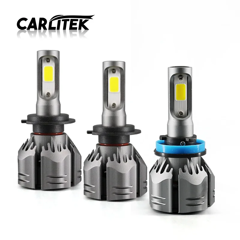 CARLitek 8000K синий белый H1 H3 H4 H7 H11 HB 3 4 светодиодный головсветильник свет 72 Вт 8000 лм автомобильная лампа